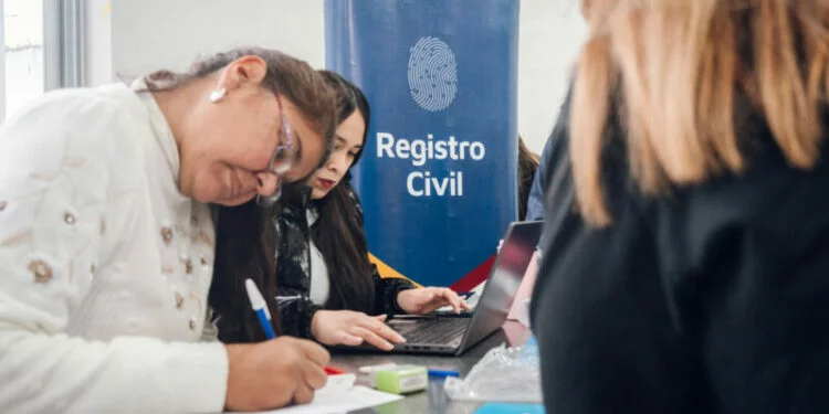 Imagen del Operativo DNI en acción