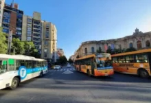 Imagen de un colectivo en la ciudad de Córdoba
