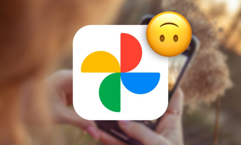 Imagen de la aplicación de Google Fotos con la función de búsqueda tradicional