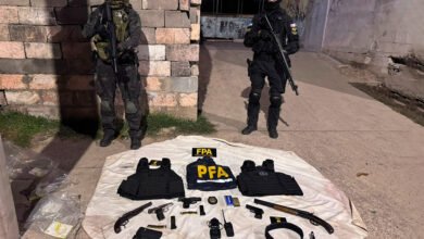 Imágenes del operativo antinarcotráfico en Córdoba