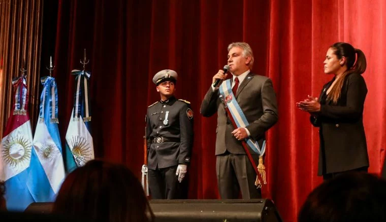 Imágenes de la ceremonia del Día de la Independencia en Río Cuarto