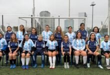 Las Murciélagas en entrenamiento para la Copa América
