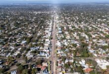 Imagen de la avenida Bodereau con señales de desvío