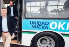 Imagen de un colectivo en la ciudad de Córdoba