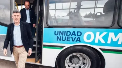 Imagen de un colectivo en la ciudad de Córdoba