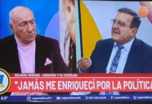 Ricardo Moreno en una entrevista televisiva