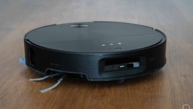 Robot aspirador en funcionamiento