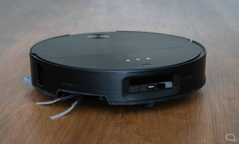 Robot aspirador en funcionamiento