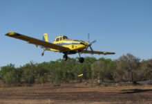 Imagen de un incendio forestal en una zona serrana