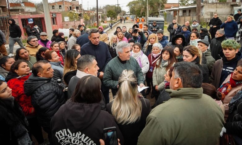 Gobernador Martín Llaryora en Villa Unión