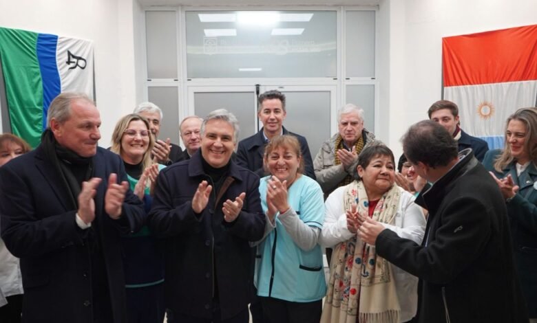 Imagen de la inauguración del Centro de Salud Municipal de Río Cuarto