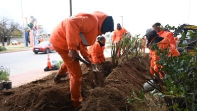 Imagen de los nuevos espacios verdes en Villa El Libertador, Córdoba