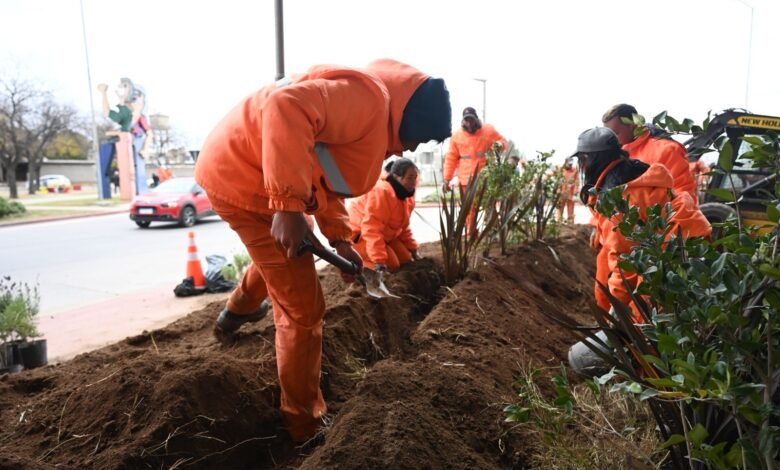 Imagen de los nuevos espacios verdes en Villa El Libertador, Córdoba