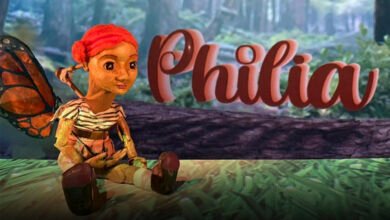 Imagen de la obra Philia, una función de títeres para niños en el Museo Palacio Dionisi