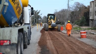 Imagen de la obra en el Camino San Antonio