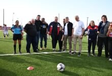 Inauguración de la nueva cancha de césped sintético del Club Atlético Las Palmas
