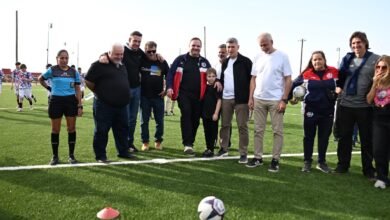 Inauguración de la nueva cancha de césped sintético del Club Atlético Las Palmas
