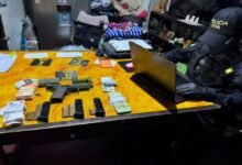 Fuerzas de seguridad en operativo contra el narcomenudeo en Río Cuarto