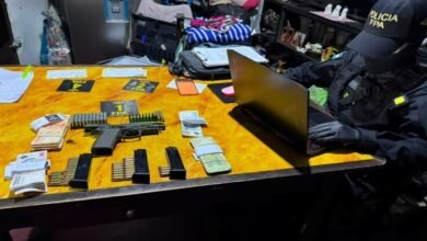 Fuerzas de seguridad en operativo contra el narcomenudeo en Río Cuarto