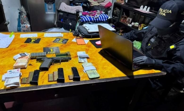 Fuerzas de seguridad en operativo contra el narcomenudeo en Río Cuarto