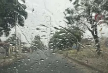 Imagen de un cielo nublado y lluvioso en Córdoba