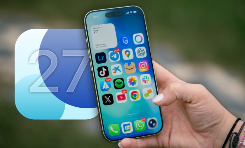 Imagen de un iPhone con una pantalla de seguridad