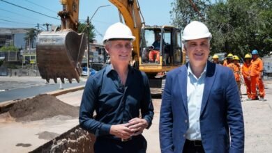 Gobernador Llaryora en la inauguración de obras en el sur de Punilla