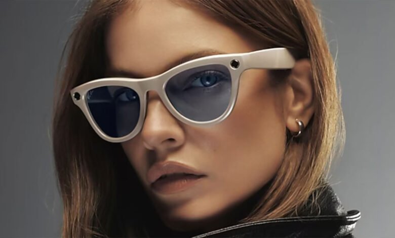 Imagen de las gafas inteligentes de Meta con tecnología de grabación constante
