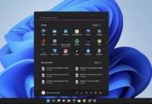 Pantalla de inicio de Windows 11 con el nuevo buscador