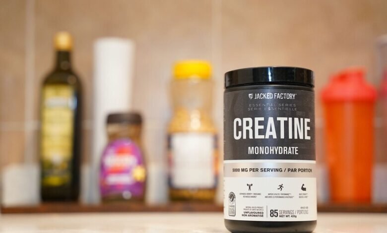 Bote de creatina de Mercadona de 200 g