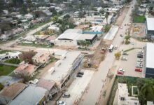 Mapa de desvíos en Av. Bodereau para obras de mejora