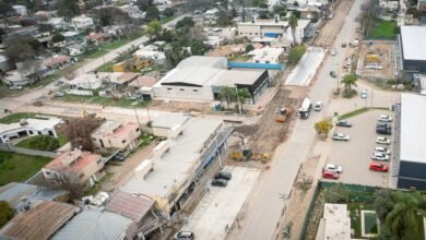 Mapa de desvíos en Av. Bodereau para obras de mejora