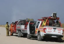 Imagen de un incendio forestal en una sierra de Córdoba