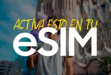 Imagen de una eSIM en un móvil
