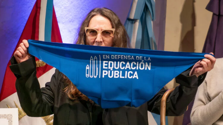 Lucrecia Martel durante su visita a Córdoba