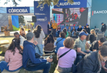 Imagen de la Expo Laboulaye con productores y empresarios del sector agropecuario