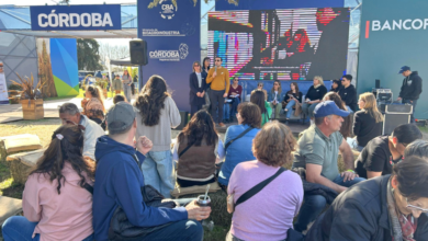 Imagen de la Expo Laboulaye con productores y empresarios del sector agropecuario