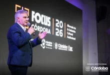 Imagen de la apertura de Focus Córdoba 2026 con el gobernador Martín Llaryora