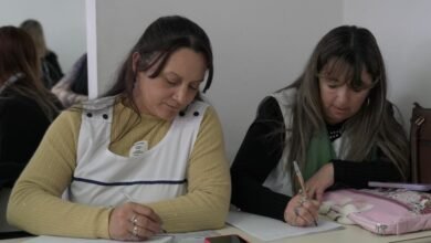 Docentes participando en un curso de formación para la enseñanza del inglés