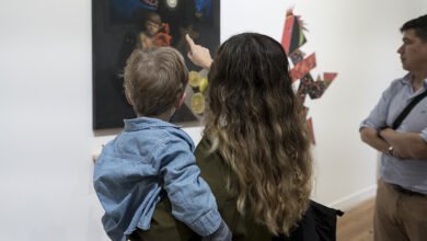 Imagen de la inauguración de la exposición 'Bestiario' en el Centro de Arte Contemporáneo Chateau – Antonio Seguí