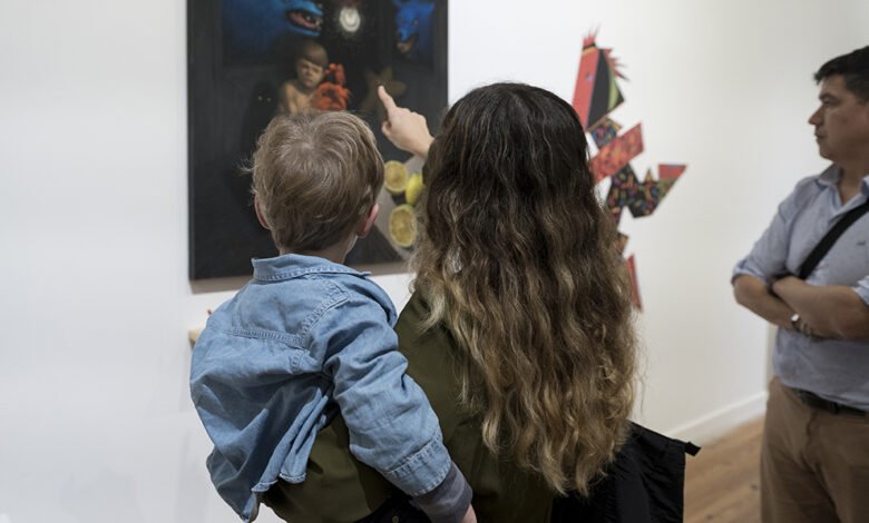 Imagen de la inauguración de la exposición 'Bestiario' en el Centro de Arte Contemporáneo Chateau – Antonio Seguí