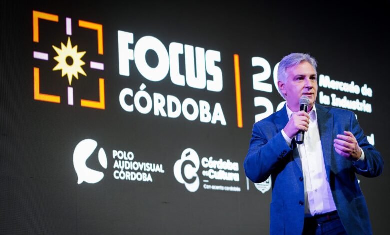 Imagen de la apertura de Focus Córdoba 2026 con el gobernador Martín Llaryora