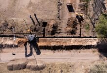Imagen de la obra de infraestructura en Quilino y Villa Quilino