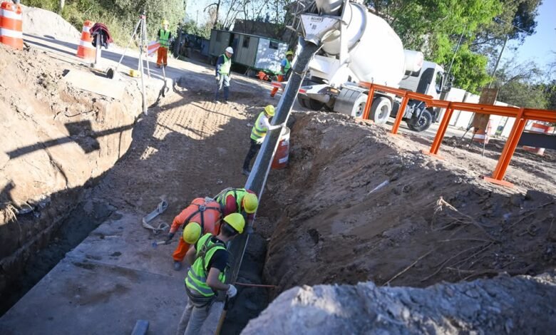 Imagen de la avenida Bodereau durante la obra de transformación