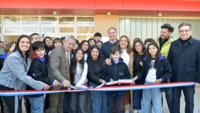 Inauguración del nuevo edificio de la Escuela de Formación Profesional en Santa Rosa de Calamuchita
