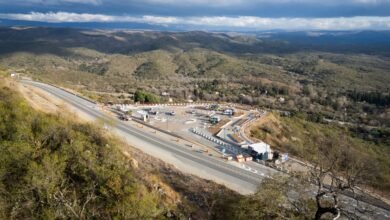 Mirador panorámico de la Ruta Provincial 34 con vistas al Valle de Punilla