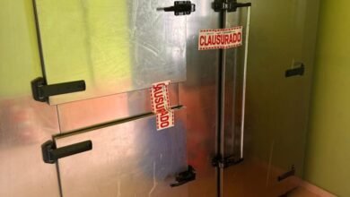 Agentes del Ministerio de Bioagroindustria sellan una cámara frigorífica sin habilitación en Chancaní, Pocho