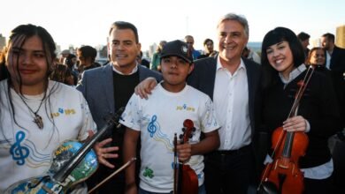 Gobernador Martín Llaryora en el encuentro con representantes de la cultura comunitaria de Córdoba