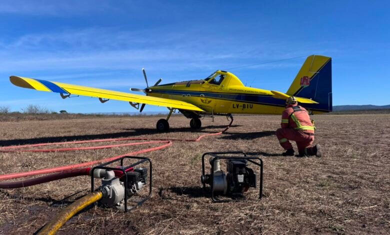 Imagen de una base aérea en Córdoba