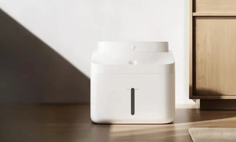 Bebedero inteligente Xiaomi Mijia Smart Pet Water Edition 2 con depósito de 3 L y luz UV‑C